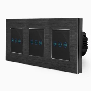 Interruptor de persiana táctil interruptor de toldo de 3 velocidades persiana marco de aluminio UP LUXUS-TIME - Imagen 1 de 6