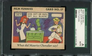 1935 Gum Inc. R48-1 Film Funnies #17 Look Out! SGC A