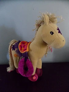 Genial Niñas Peluche Calipso Callie Piernas Postables Bronceado Caballo Mane Ondulada En buen estado - Imagen 1 de 2