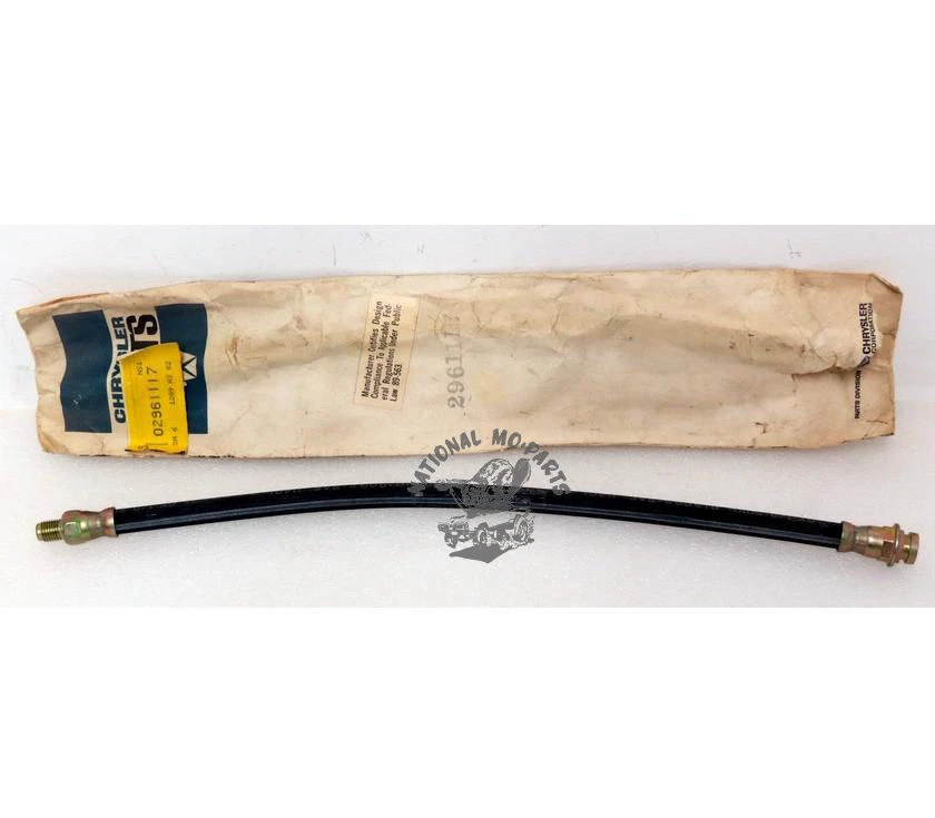 Manguera flexible de freno Mopar NOS 68-71 D-W100/200 69-73 P100/200 Dodge Truck RR 2961117 Foto 1 de 1
