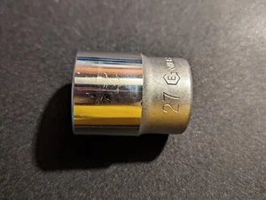 27mm Shallow Socket - 1/2 Drive - Genius - 433827 - Picture 1 of 9