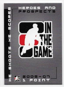 06/07 ITG HEROES & PROSPECTS HSHS POINTS Hockey (Assorted) U-Pick From List - Picture 1 of 83