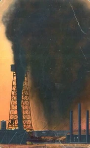 Postal Derrick 1965 de las excavadoras de petróleo en Oklahoma - Imagen 1 de 2
