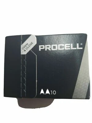 10 batterie alcaline AA 10 Duracell Procell uso professionale batteria AA10