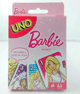 Barbie UNO Card Game Brand new sealed package Mattel Games New Original Rare - Image 1 of 4
