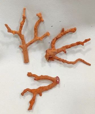 Antique Red Coral Unpolished Loose Branch-Natural Italian Red Coral Rough Tree - Image 1 of 4