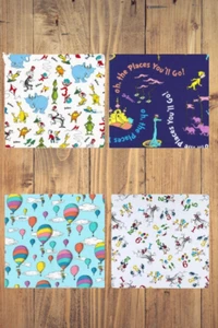 4 cuartos de grasa - Paquete surtido Dr. Seuss Fat Quarter - Imagen 1 de 2