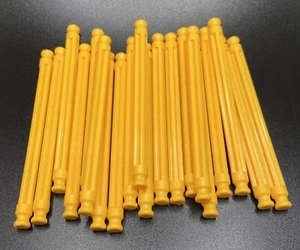 20 Micro KNEX Yellow Rods 3.4" Bulk Lot Roller Coaster Replacement Parts K'NEX - Picture 1 of 2