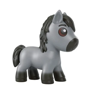Precious Ponies The Movie Spirit Untamed - Gray Pony Tiller Toy - Picture 1 of 5