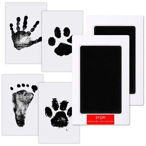 Set Impronte Bimbi Impronta Mani e Piedi Neonati Non Tossici Sicuri Kit Impronte - Foto 1 di 8