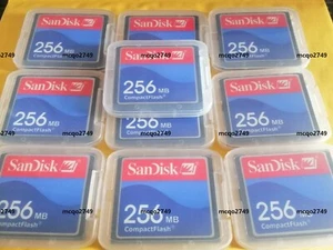 lot of 10  256MB SanDisk CompactFlash CF Memory Card   256MB SDCFB/SDCFJ - Picture 1 of 4