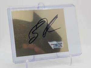 NASCAR Driver ~ Brian Vickers ~ Signed 2.5 x 3 Metal Cut Plaque Fanatics A973644 - Picture 1 of 8