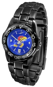 Women's Kansas Jayhawks KU Black Watch Fantom AnoChrome - Picture 1 of 6