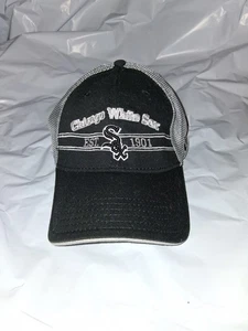 Baseballmütze Chicago White Soxs Druckknopflasche gesticktes Logo Est 1901 - Bild 1 von 4