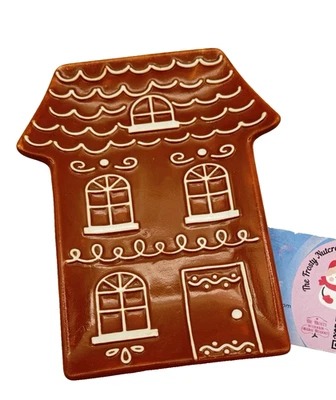 Reposacuchara de pan de jengibre de cerámica crema marrón Wondershop 2025 Foto 1 de 3