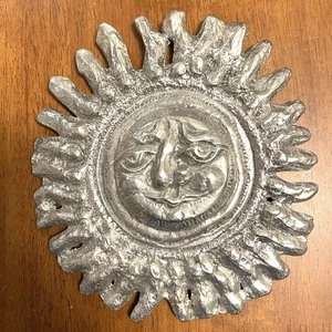 Don Drumm Arte Aluminio Sol Radiante Hecho a Mano Escultura Fundida MCM Sol y Luna Decoración - Imagen 1 de 9
