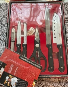NEW Genichi Shimada 6 PC Professional Cutlery Set Kitchen Knives Set + Recipes - Picture 1 of 10