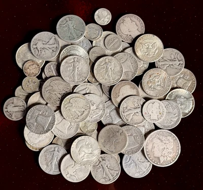 US Estate Collectors Lot - GRAB BAG - Silver / 24K Gold / Old Retired US Coinage - Image 1 of 4