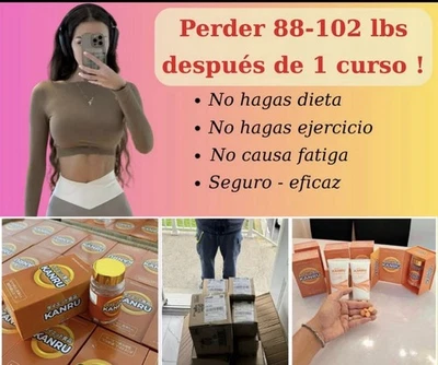 1 Box KanruslimCaps 1 Belly Cream Natural Weight Loss,No Diet No Sport Needed - Image 1 of 4