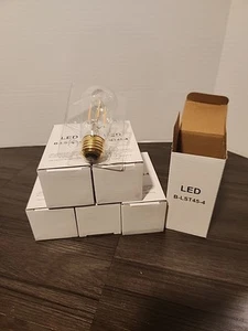 Ltd. Vintage Led Vintage Bulb Blst454 E26 Socket 4w St45 Edison Bulbs (6) - Picture 1 of 3