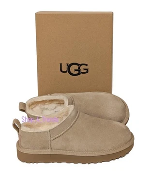 Nuevas Auténticas Botas UGG Clásicas Micro Mini 1173891 Para Mujer Moda Arena 6 7 8 9 Foto 1 de 4