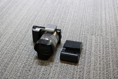 Sony Alpha NEX-5 Digital Camera w/18-55 Lens - Shutter Count - 3587 - Image 1 of 4