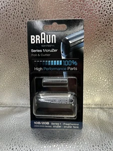 Lámina y cortador de repuesto Braun serie 1 Cruze Face 10B/20B nuevo sellado - Imagen 1 de 4