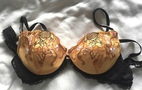 Rare, Lise Charmel Klimt &ldquo;The Kiss&rdquo; Bra 36 C