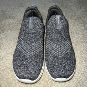 Women’s Sketchers Air-Cooled Memory Foam Stretch Fit Gray Slip On Sneaker 6.5 - Picture 1 of 11