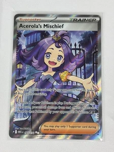 Acerola's Mischief 165/132 Mega Evolution Pokemon Full Art Trainer - Picture 1 of 3