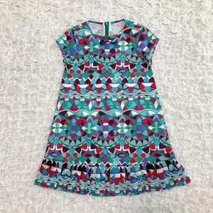 Emilio Pucci Kids one-piece dress with pleated hem green 6Y 120cm Cotton - Picture 1 of 15