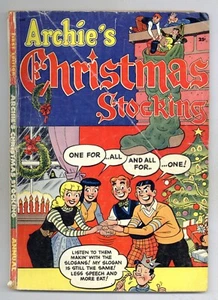 Archie Riesen Serie Magazin #1 Weihnachtsstrumpf 100 Seiten jährlich! 1954 J479 - Bild 1 von 2