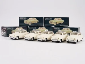 Minialuxe Set Mit 5 Simca Aronde Taxi Elfenbein Und Grauem Dach 23-3 - Bild 1 von 23