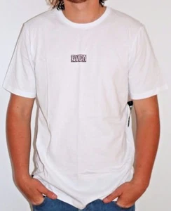 Men's RVCA Shakes White Surf Shirt / Tee. Size L. NWT, RRP $49.99. - Picture 1 of 2