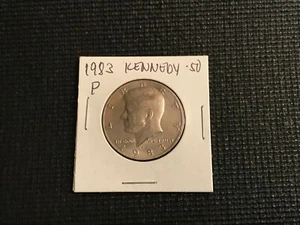 1983 P Kennedy Half Dollar Lamination and DD Error  - Picture 1 of 6