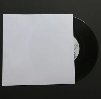 50 St. reinweiße Premium Single 7 Inch Vinyl Innenhüllen ohne Mittelloch 90 gr.