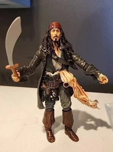 Captain Jack Sparrow Disney Pirates of the Caribbean Toy action figure Zizzle 4” - Picture 1 of 6