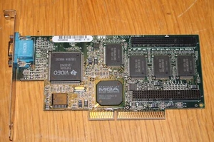 Matrox Mil - 4MB SGRAM - DOS/Win98 etc. - AGP 1x/2x 3.3V GPU Grafikkarte - Bild 1 von 2
