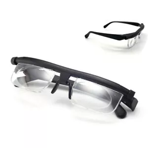 Eyeglasses -3 Adjustable Reading Glasses Focal Length Focus To +6 Diopters - Picture 1 of 7