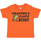 Inktastic Grandpa's Fishing Buddy Toddler T-Shirt Kids Little Fish Illustration