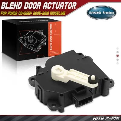 Left or Right Main Blend Door Actuator for Honda Odyssey 05-10 Ridgeline 06-14 - Image 1 of 4