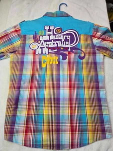 COOGI 69 KARIERTES - LANGARMHEMD MIT KNÖPFEN - HISTORY OF AUSTRALIA - GR. L - *MÄNGEL* - Bild 1 von 17