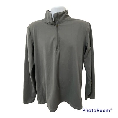 Pullover Saucony Cuarto Cremallera Ropa Activa Top Chaqueta de Pista para Hombres L Verde Foto 1 de 4