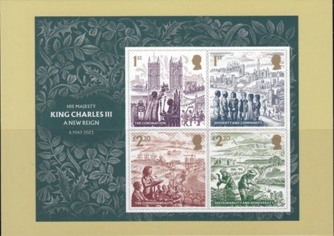 GREAT BRITAIN His Majesty King Charles III: A New Reign PHQ Card Cover