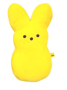 PEEPS CANDY Yellow Bunny 6" Plush Bean Bag Bottom Stuffed Toy - Picture 1 of 11