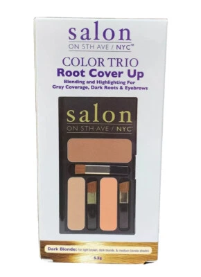 Salon on 5th Ave NYC Rubio Oscuro Raíz Cubrir Color Trío Polvo Foto 1 de 4