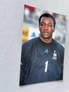 STEVE MANDANDA Francia campione del mondo 2018 foto firmata 20x30 autografo autograph - Foto 1 di 1