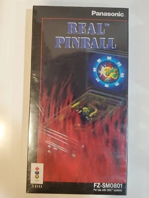 Panasonic Real Pinball 3DO game for use with 3DO systems FZ-SM0801 Vintage Rare. - Image 1 of 4