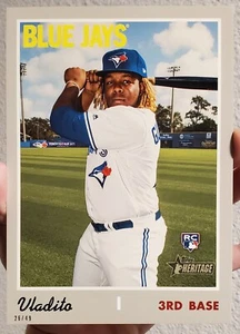 Vladimir Guerrero Jr. 2019 Topps Heritage Nickname RC JUMBO 5x7 SP Variation/49 - Imagen 1 de 1