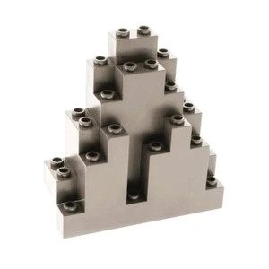 1x Lego Felsen Panele 3x8x7 alt-dunkel grau dreieckig Berg Stein Wand LURP 6083 - Bild 1 von 1